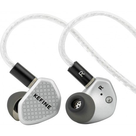 Наушники Kefine Klean с микрофоном USB Type-C (серебристый)