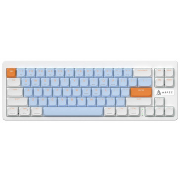 Клавиатура Ajazz AKL680 Blue/White/orange Low-profile Red Switch