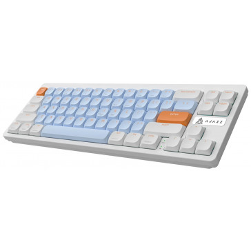 Клавиатура Ajazz AKL680 Blue/White/orange Low-profile Red Switch