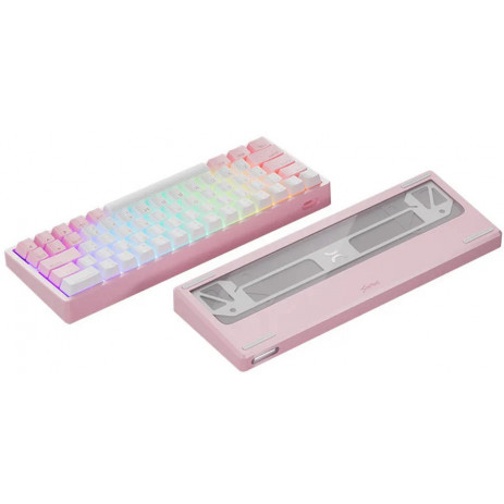 Клавиатура Scyrox Xpunk 63 pink/white