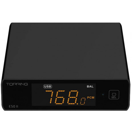 Стационарный усилитель и ЦАП Topping E50II (черный)