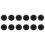 Амбушуры Earmuff Foam Full (12 шт.) (черный)