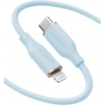 Кабель Anker PowerLine lll Flow A8663 USB-C to Lightning 1.8м blue
