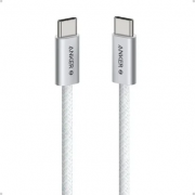 Кабель Anker Zolo USB-C to USB-C 240W Braided A8060 1.5m white (уценка