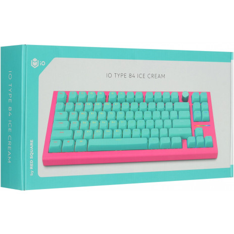 Игровая клавиатура IO by Red Square Type 84 (io283) (бирюзовый/розовый)