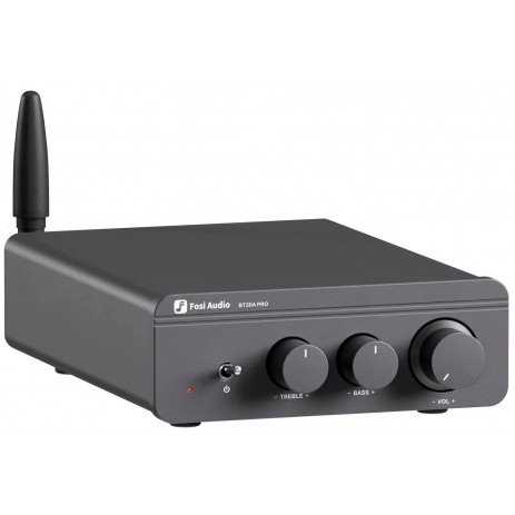 Портативный усилитель и ЦАП Fosi Audio BT20A Pro (48V/5A) (черный)
