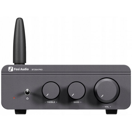 Портативный усилитель и ЦАП Fosi Audio BT20A Pro (48V/5A) (черный)