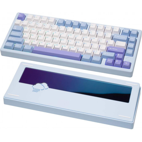 Игровая клавиатура Wobkeys Rainy75 HMX Violet Linear Switch (голубой)