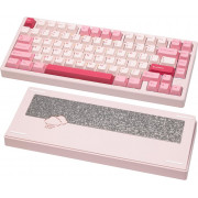 Игровая клавиатура Wobkeys Rainy75 Pro Kailh Cocoa Linear Switch (розовый)