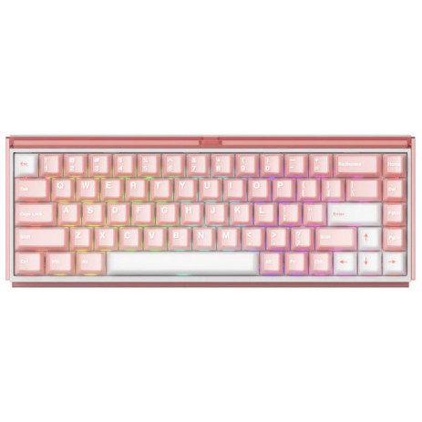 Клавиатура AKKO RAY68-HE Pink Wireless AstroAim Magnetic Switch