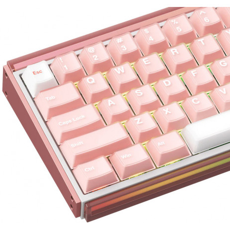 Клавиатура AKKO RAY68-HE Pink Wireless AstroAim Magnetic Switch