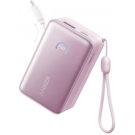 Зарядное устройство Anker Nano Power Bank 10K 45W USB-C A1638 (розовый)