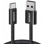 Кабель Anker Zolo USB-A - USB-C A8052 0,9 м 100W (черный)