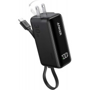 Anker 3-in-1 Power Bank (30W Fusion Built-In USB-C Cable) A1636 (черный)