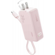 Anker 3-in-1 Power Bank (30W Fusion Built-In USB-C Cable) A1636 (розовый)