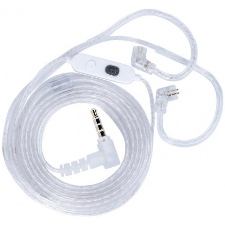 Кабель KZ 47-42 Dual Mic Silver Plated Upgrade Cable 3.5 мм