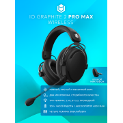 Игровые наушники IO by Red Square Graphite 2 Pro Max Wireless (io372) (черный)