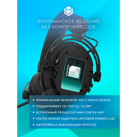 Игровые наушники IO by Red Square Graphite 2 Pro Max Wireless (io372) (черный)