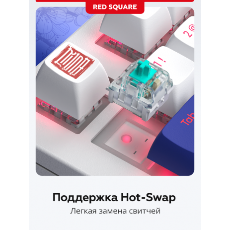 Игровая клавиатура Red Square Alumix 104 Arita (g3ms Sapphire) (RSQ-20068)