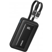 Anker Zolo Power Bank Built-in Dual USB-C Cable A110L 35W 10000mAh (черный)