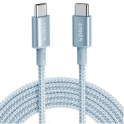 Anker A8756 USB Type-C - USB Type-C 100W 1м (голубой) Anker A8756 USB Type-C - USB Type-C 100W 1м (голубой)