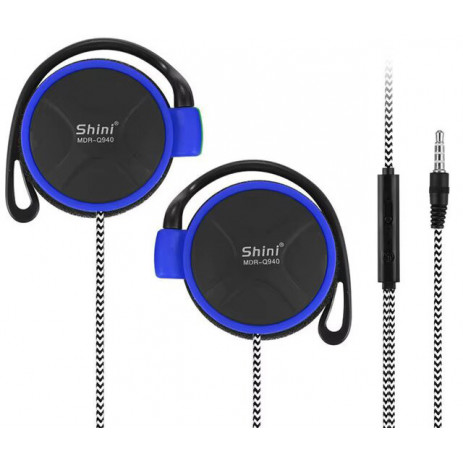 Наушники SHINI Q940 with mic blue