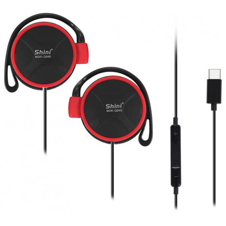 Наушники SHINI Q940 Type-C Red
