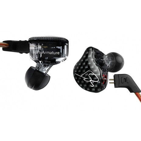 Наушники KZ Acoustics ZST c микрофоном (черный)