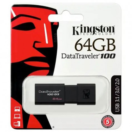 Память USB 3.0 64GB Kingston DT