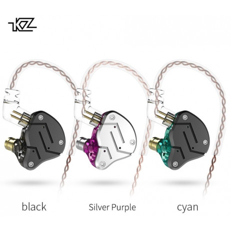 Наушники KZ Acoustics ZSN без микрофона (черный)