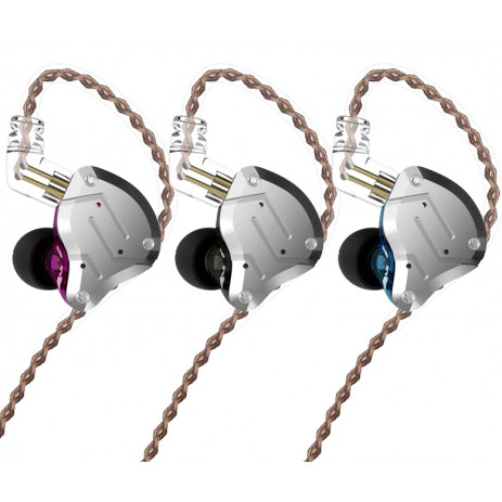 Наушники KZ Acoustics ZS10 Pro без микрофона (черный)