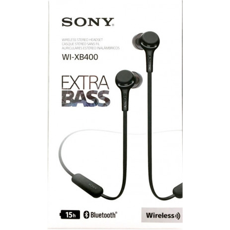 Наушники Sony WI-XB400 (черный)