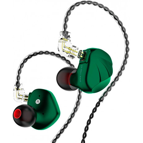 Наушники TRN VX без микрофона (зеленый)