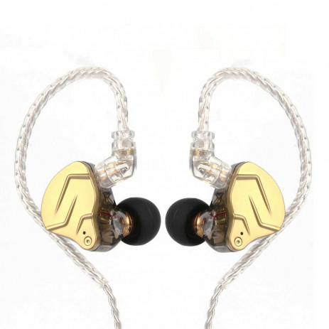 Наушники KZ Acoustics ZSN Pro X без микрофона (золотой)
