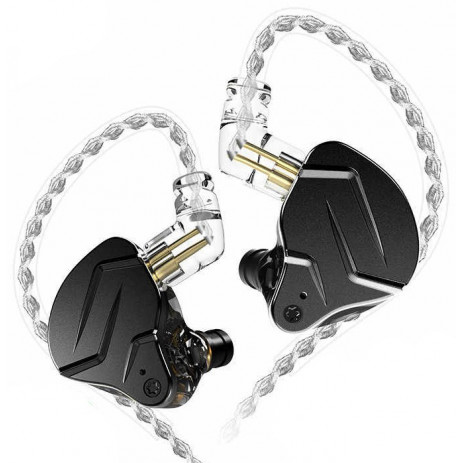 Наушники KZ Acoustics ZSN Pro X с микрофоном (чёрный)