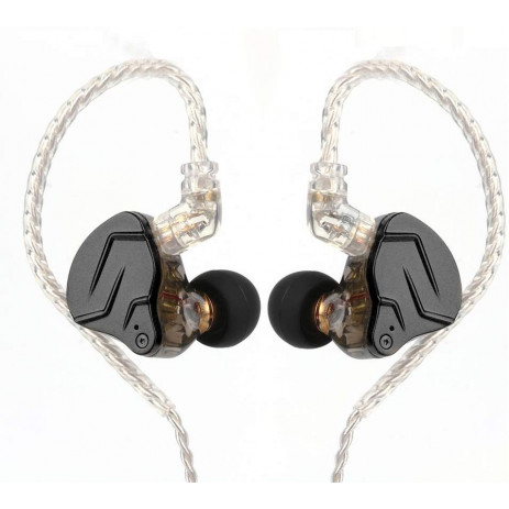 Наушники KZ Acoustics ZSN Pro X с микрофоном (чёрный)