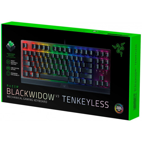 Клавиатура Razer BlackWidow V3 TKL Green Switch