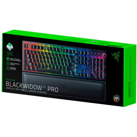 Клавиатура Razer BlackWidow V3 Pro Wireless Green Switch