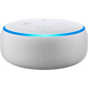 Беспроводная колонка Amazon Echo Dot 3-е поколение с часами (белый)