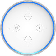 Беспроводная колонка Amazon Echo Dot 3-е поколение с часами (белый)
