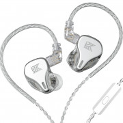 KZ Acoustics DQ6 с микрофоном (серебристый)