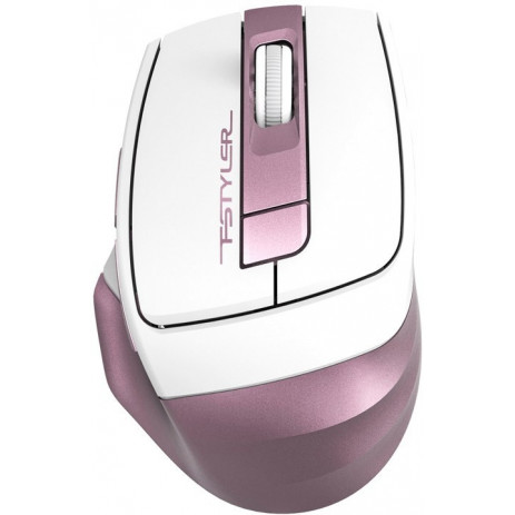 Мышь A4Tech Fstyler FG35 (розовый-белый)