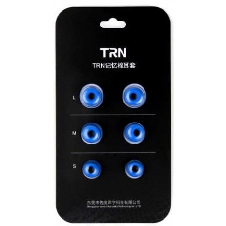 TRN Memory Foam (3 пары, синий)