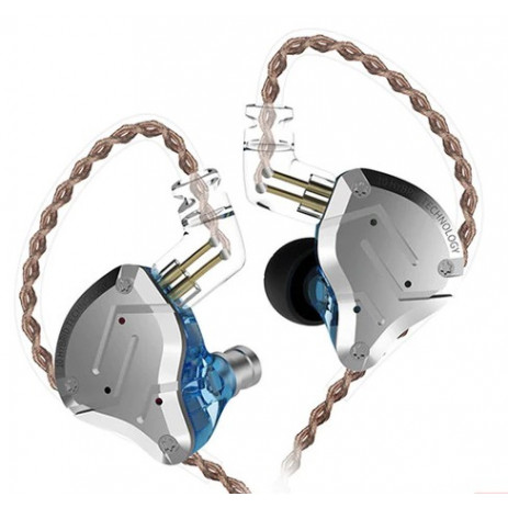 Наушники KZ Acoustics ZS10 Pro без микрофона (синий)
