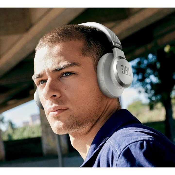Купить наушники JBL Live 660NC (белый) в Минске, цена
