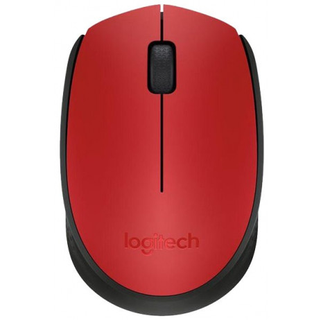 Мышь Logitech M170 (красный/черный)