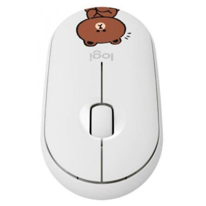 Мышь Logitech M350 Pebble Line Friends Brown купить в Минске, цена