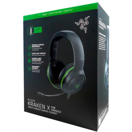 Наушники Razer Kraken X for Console Xbox (зеленый)