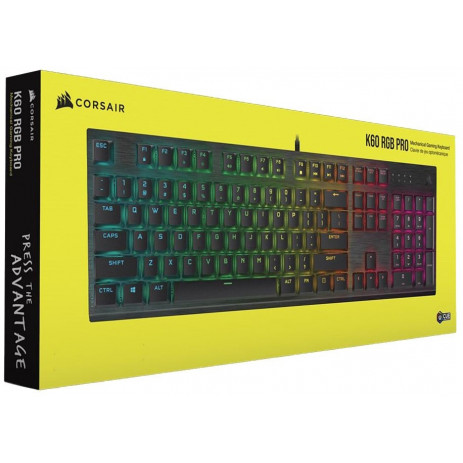 Игровая клавиатура Corsair K60 RGB Pro Cherry Viola (черный)
