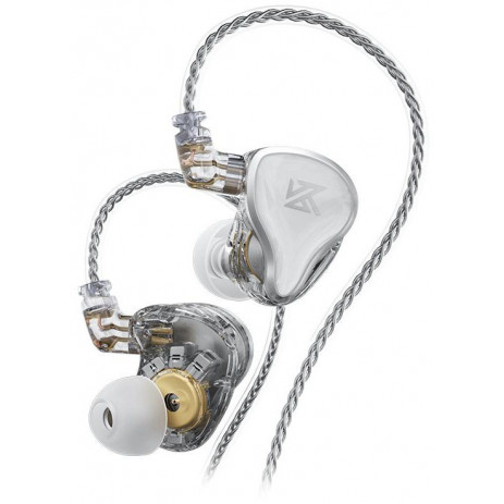 Наушники KZ Acoustics ZAS без микрофона (белый)